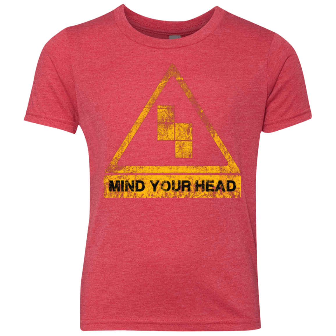 T-Shirts Vintage Red / YXS MIND YOUR HEAD Youth Triblend T-Shirt