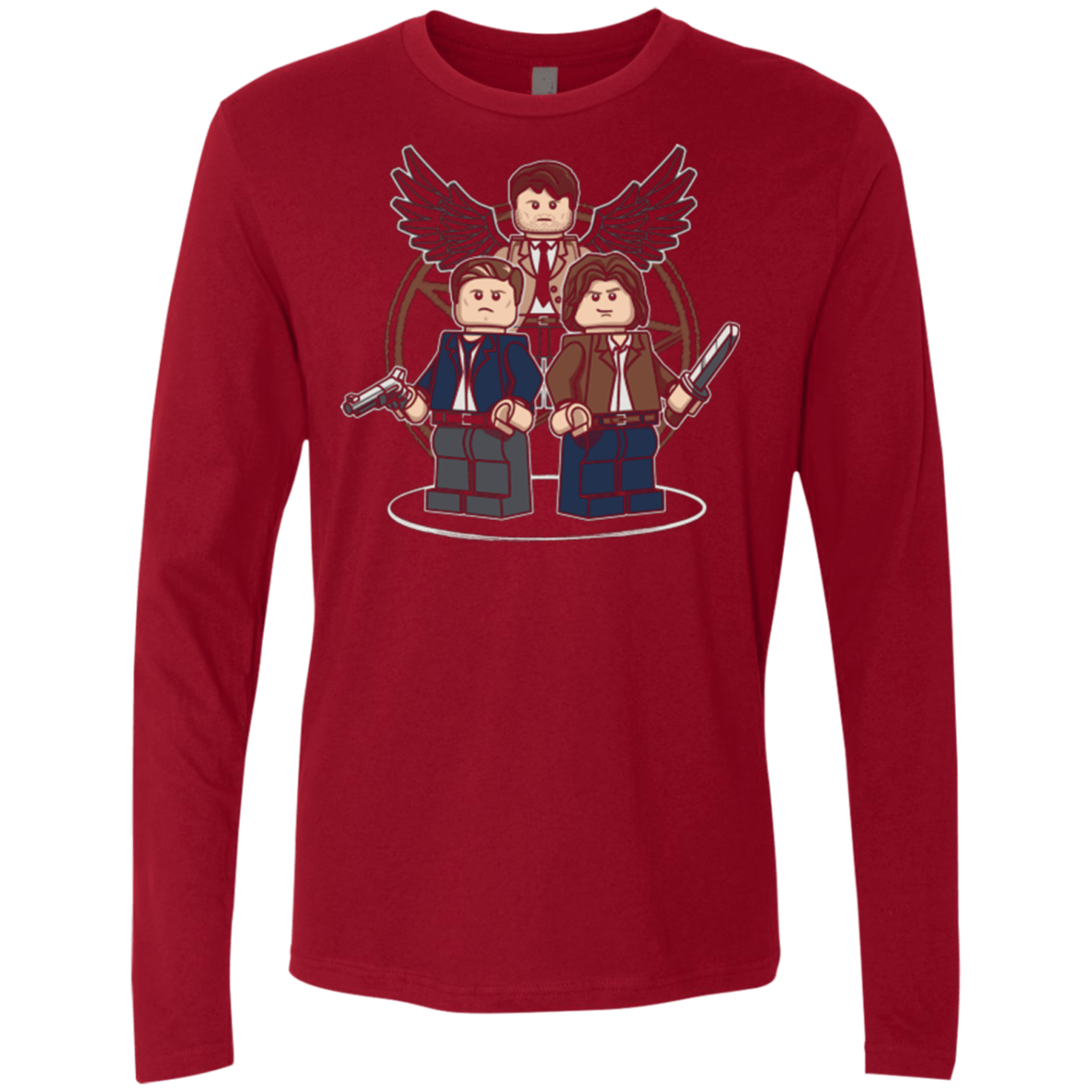 T-Shirts Cardinal / Small Mini Hunters Men's Premium Long Sleeve
