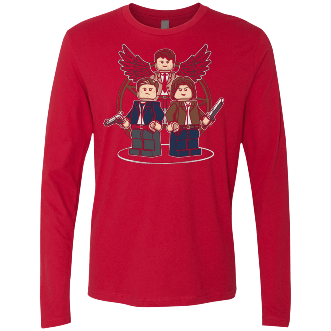T-Shirts Red / Small Mini Hunters Men's Premium Long Sleeve