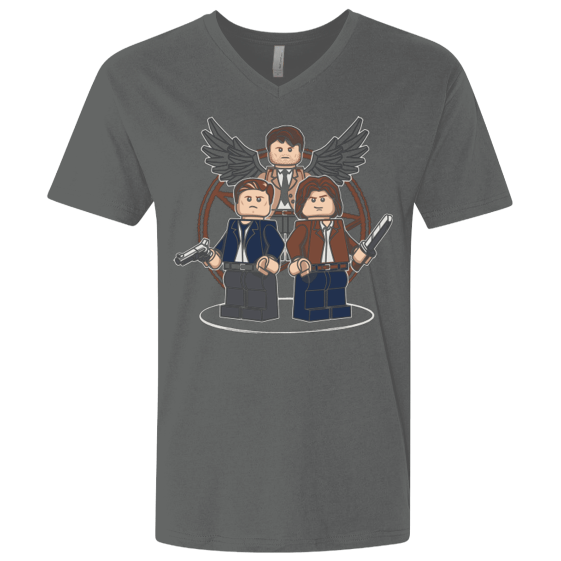 T-Shirts Heavy Metal / X-Small Mini Hunters Men's Premium V-Neck