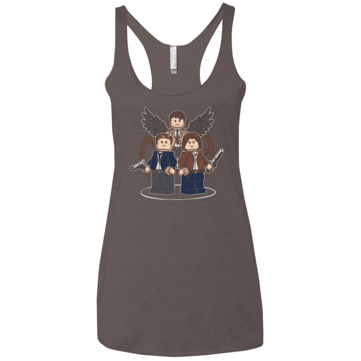 T-Shirts Macchiato / X-Small Mini Hunters Women's Triblend Racerback Tank