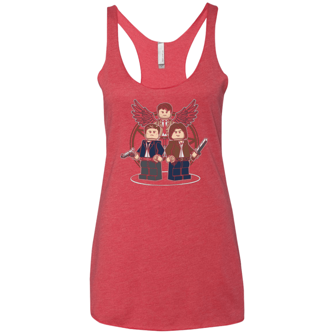 T-Shirts Vintage Red / X-Small Mini Hunters Women's Triblend Racerback Tank