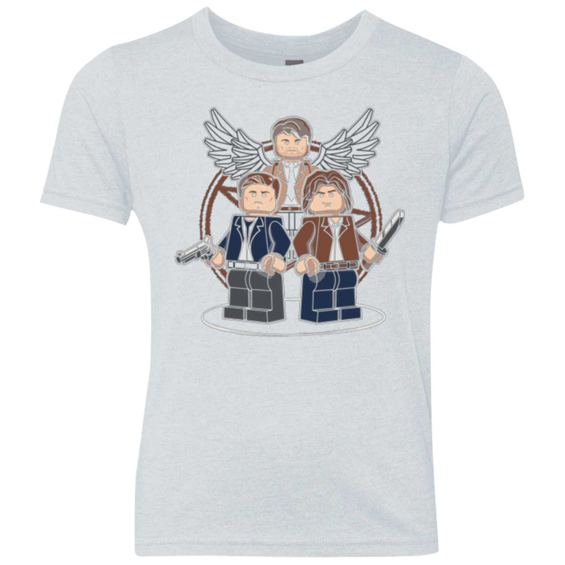 T-Shirts Heather White / YXS Mini Hunters Youth Triblend T-Shirt