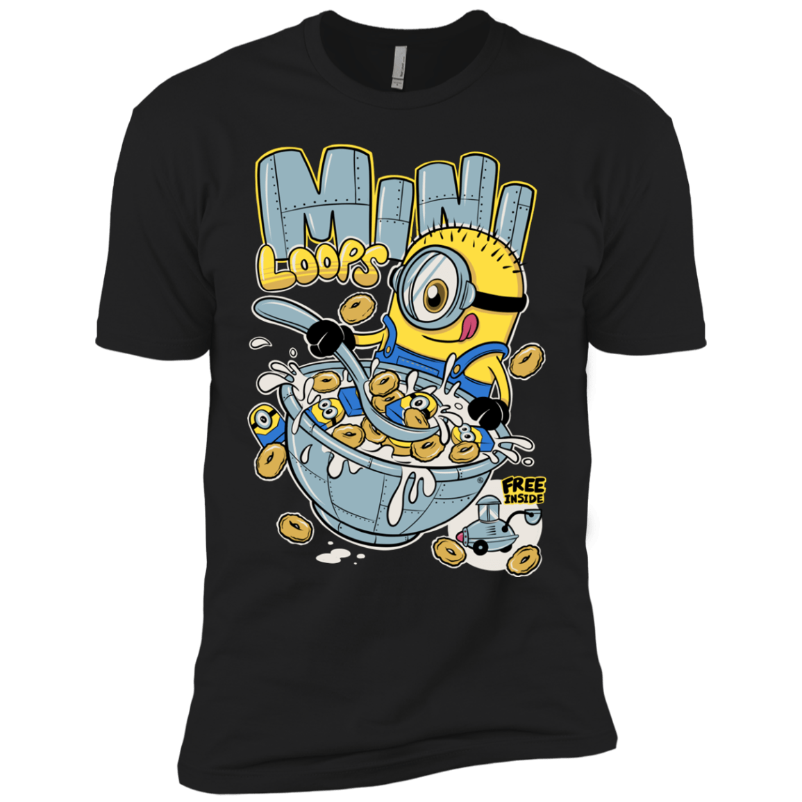 T-Shirts Black / YXS Mini Loops Boys Premium T-Shirt