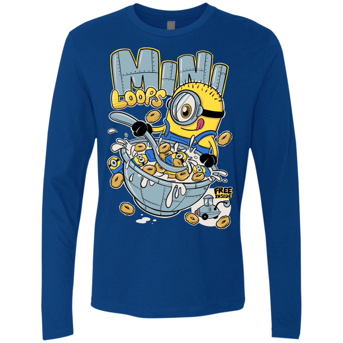 T-Shirts Royal / S Mini Loops Men's Premium Long Sleeve