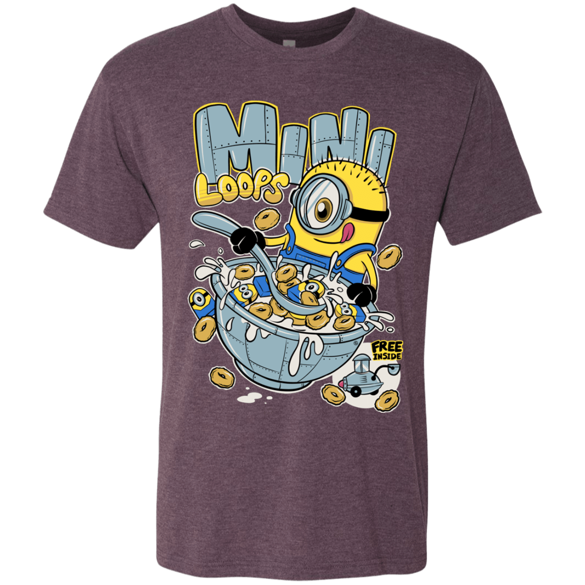 T-Shirts Vintage Purple / S Mini Loops Men's Triblend T-Shirt