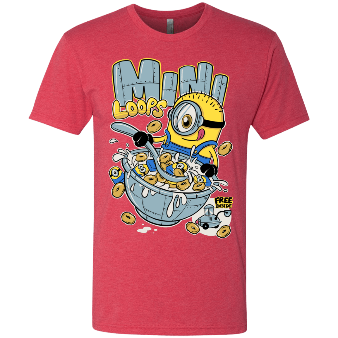 T-Shirts Vintage Red / S Mini Loops Men's Triblend T-Shirt