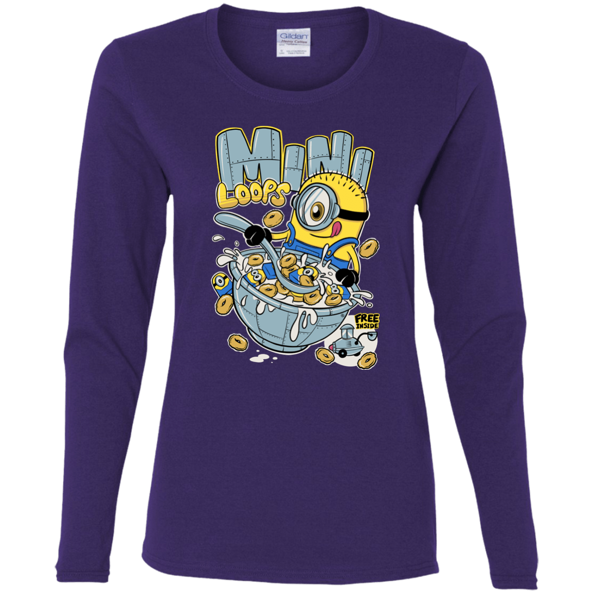 T-Shirts Purple / S Mini Loops Women's Long Sleeve T-Shirt