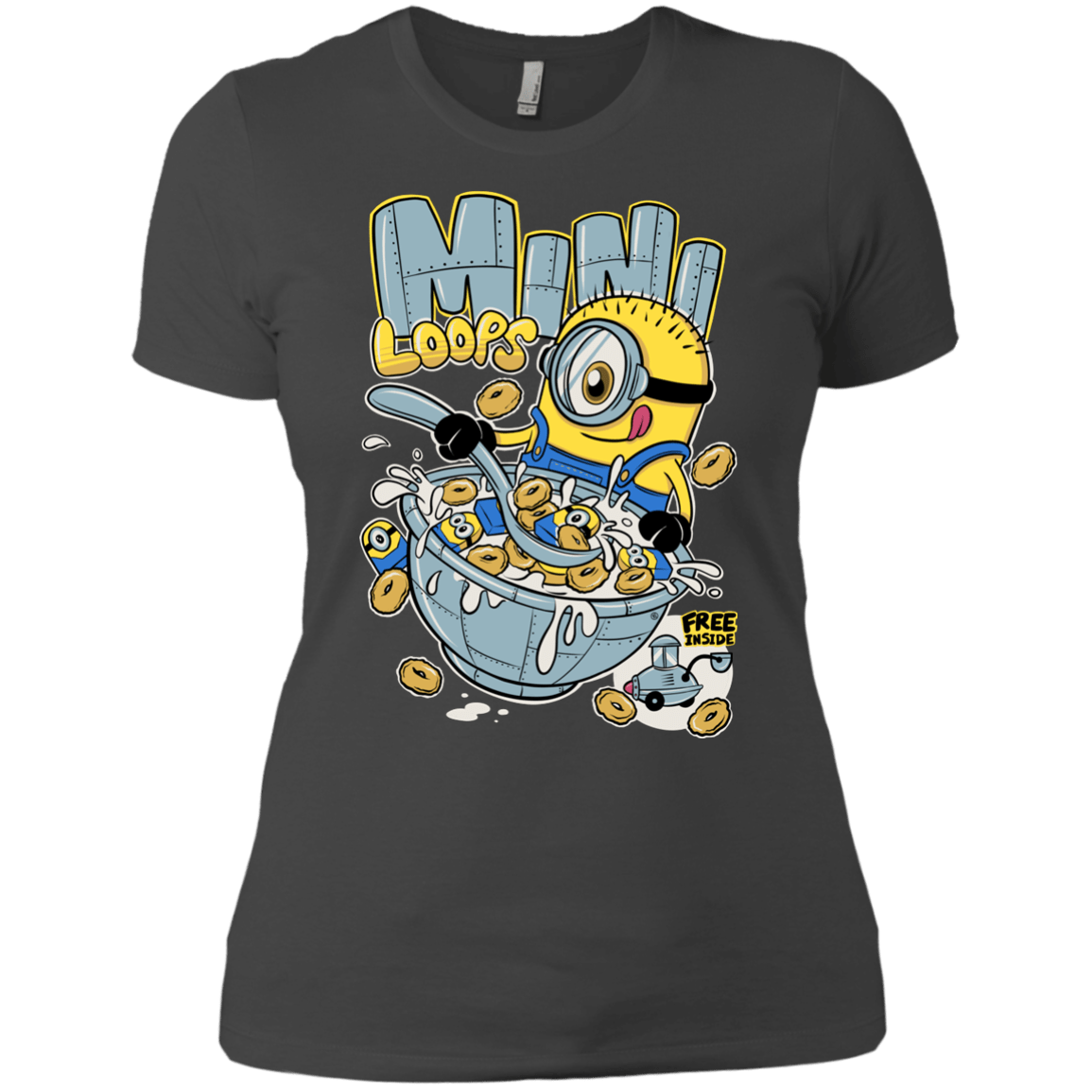 T-Shirts Heavy Metal / X-Small Mini Loops Women's Premium T-Shirt