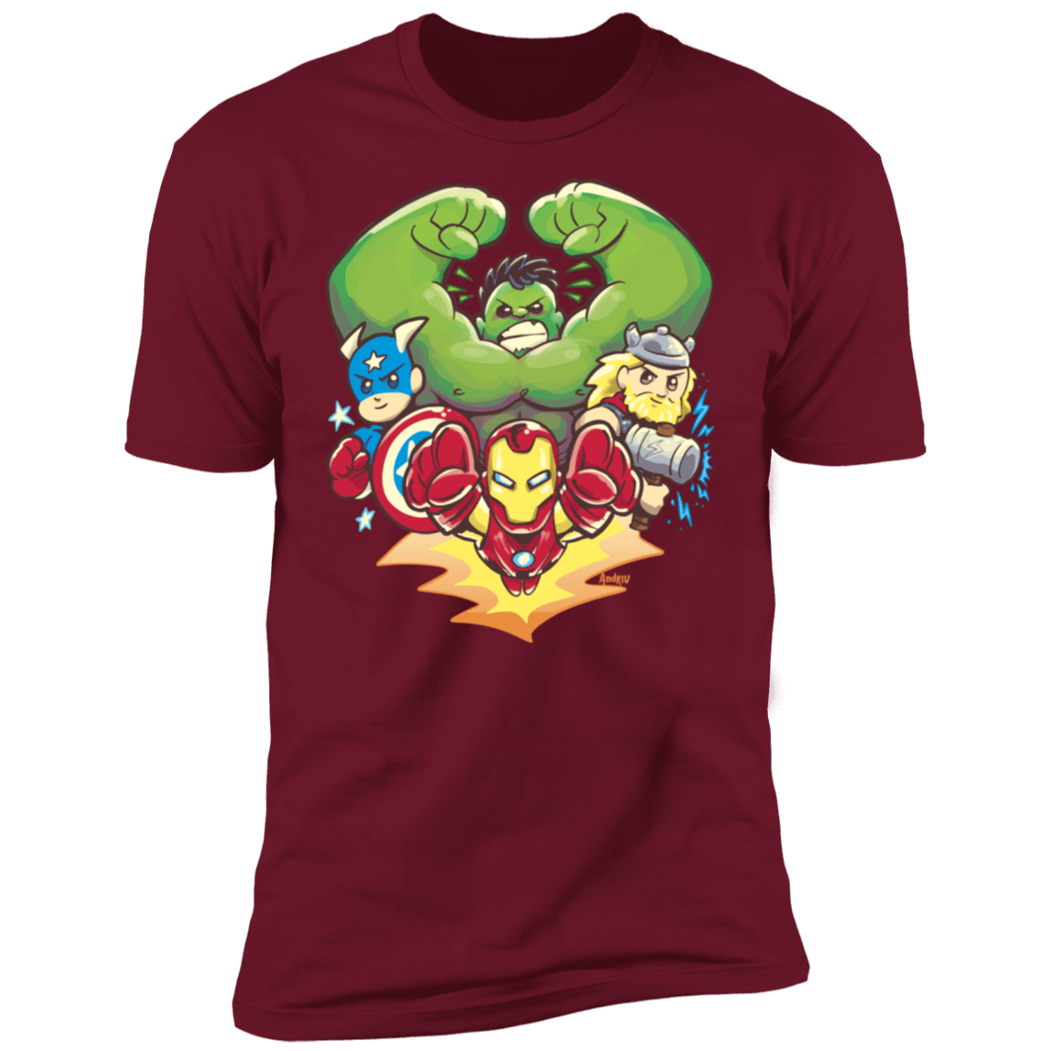 T-Shirts Cardinal / S Miniheroes Men's Premium T-Shirt