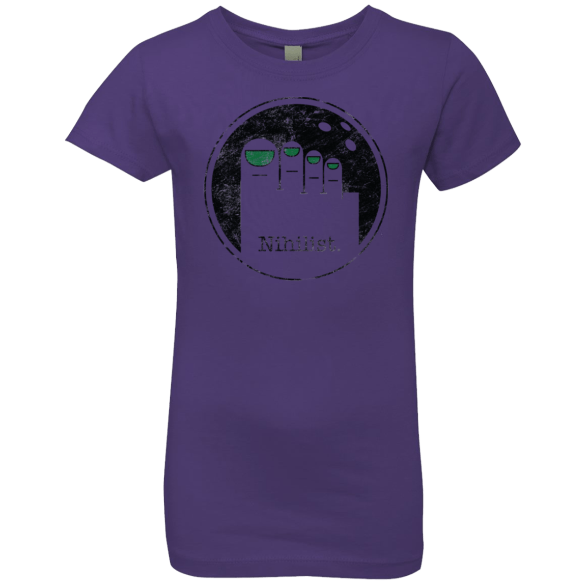 T-Shirts Purple Rush / YXS Minimalist Nihilist Girls Premium T-Shirt
