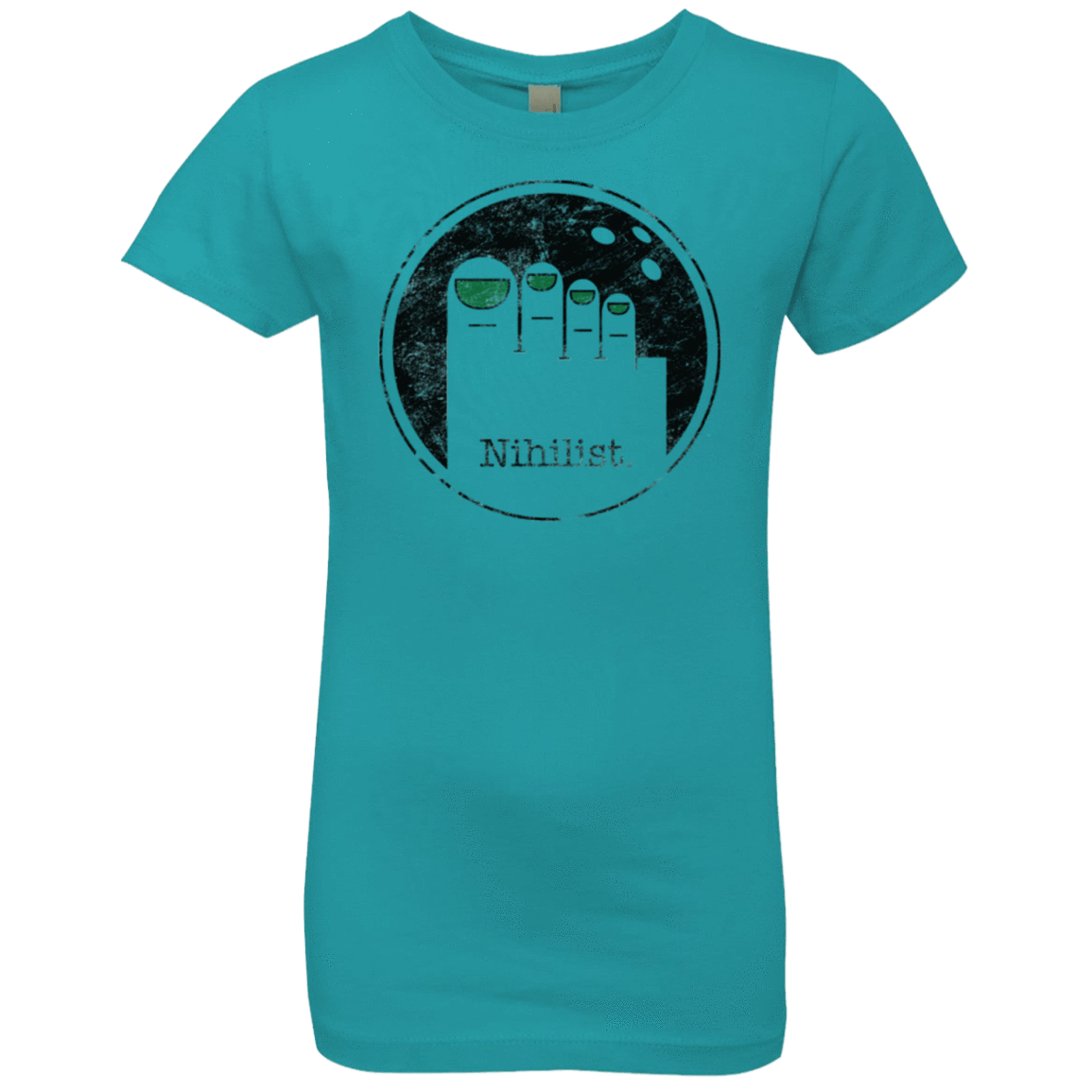 T-Shirts Tahiti Blue / YXS Minimalist Nihilist Girls Premium T-Shirt