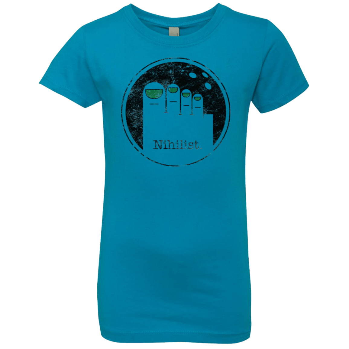 T-Shirts Turquoise / YXS Minimalist Nihilist Girls Premium T-Shirt
