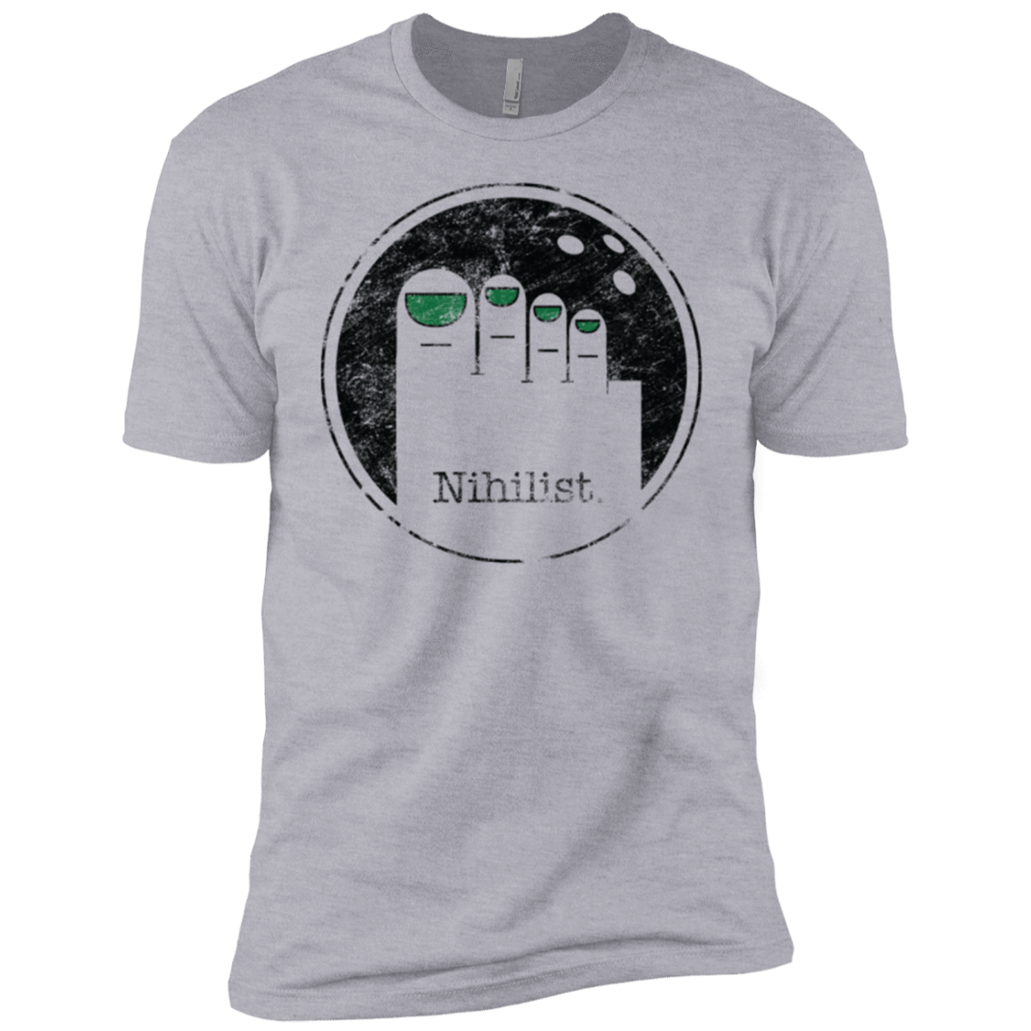 T-Shirts Heather Grey / X-Small Minimalist Nihilist Men's Premium T-Shirt