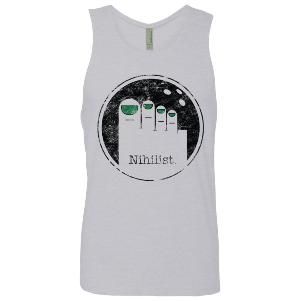 T-Shirts Heather Grey / Small Minimalist Nihilist Men's Premium Tank Top