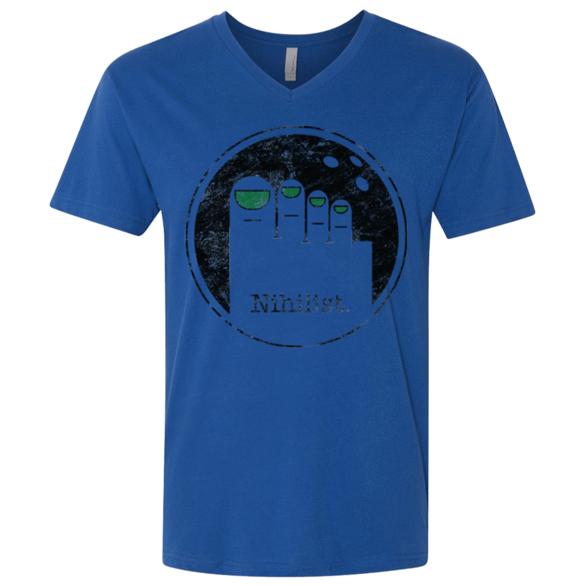 T-Shirts Royal / X-Small Minimalist Nihilist Men's Premium V-Neck