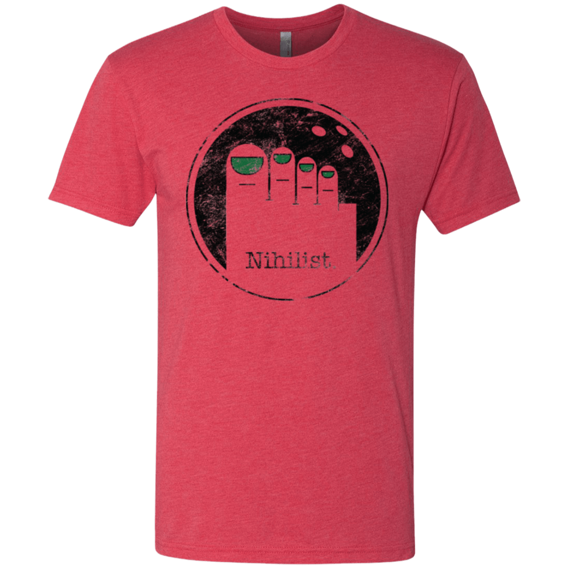 T-Shirts Vintage Red / Small Minimalist Nihilist Men's Triblend T-Shirt