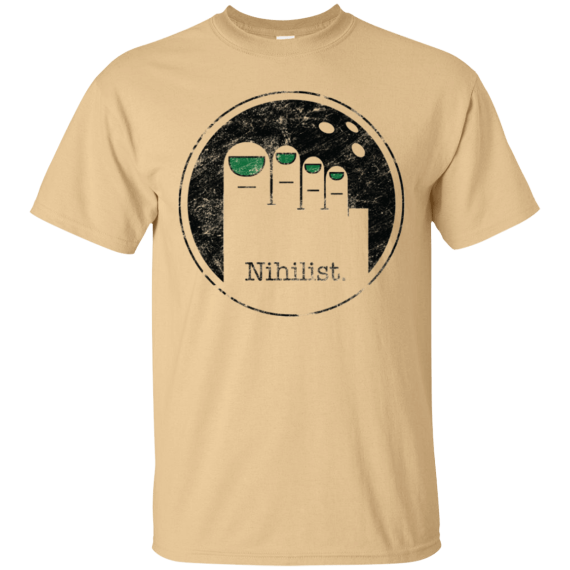 T-Shirts Vegas Gold / Small Minimalist Nihilist T-Shirt