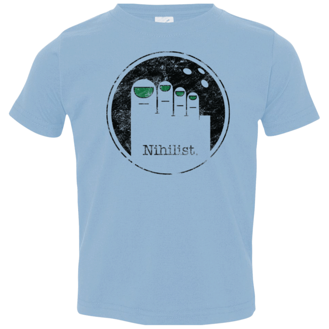 T-Shirts Light Blue / 2T Minimalist Nihilist Toddler Premium T-Shirt