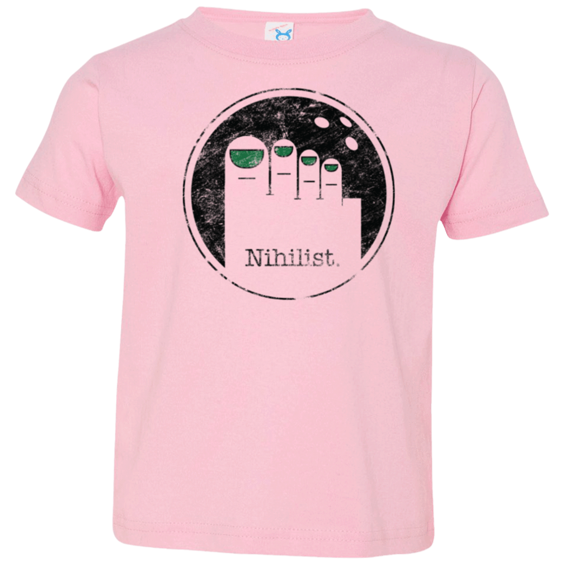 T-Shirts Pink / 2T Minimalist Nihilist Toddler Premium T-Shirt