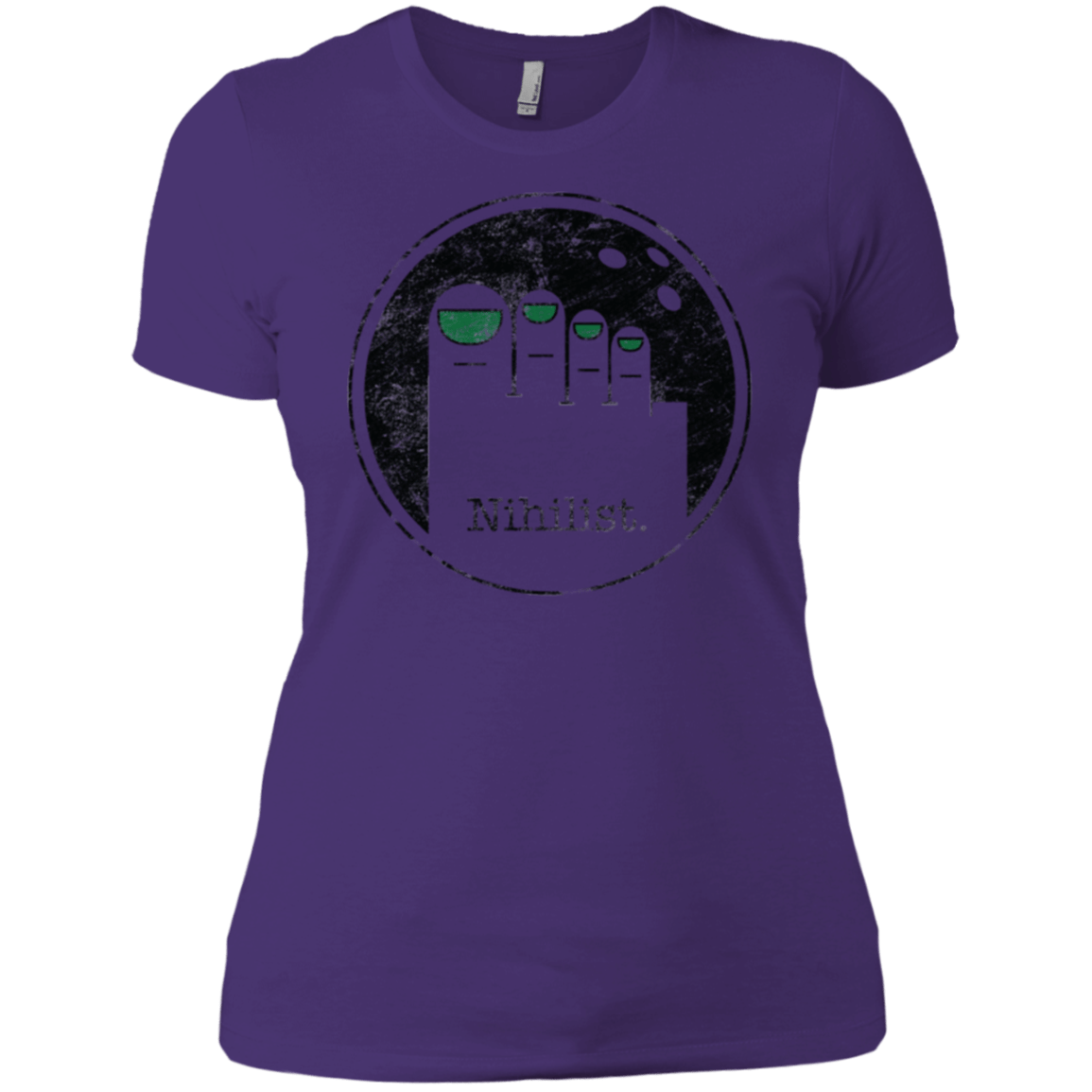 T-Shirts Purple / X-Small Minimalist Nihilist Women's Premium T-Shirt