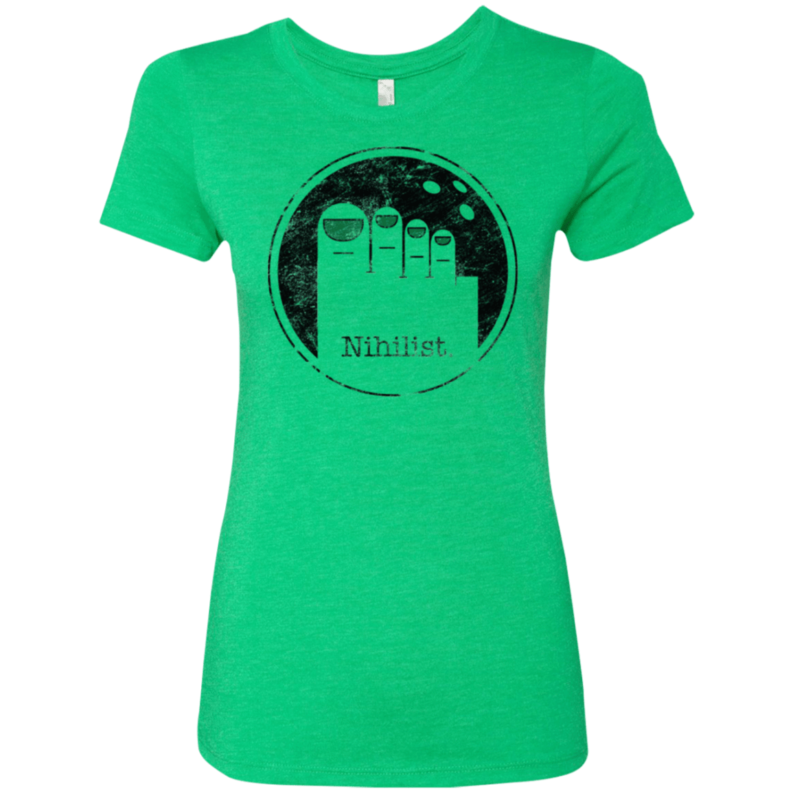 T-Shirts Envy / Small Minimalist Nihilist Women's Triblend T-Shirt