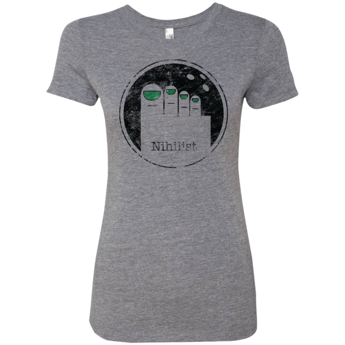 T-Shirts Premium Heather / Small Minimalist Nihilist Women's Triblend T-Shirt