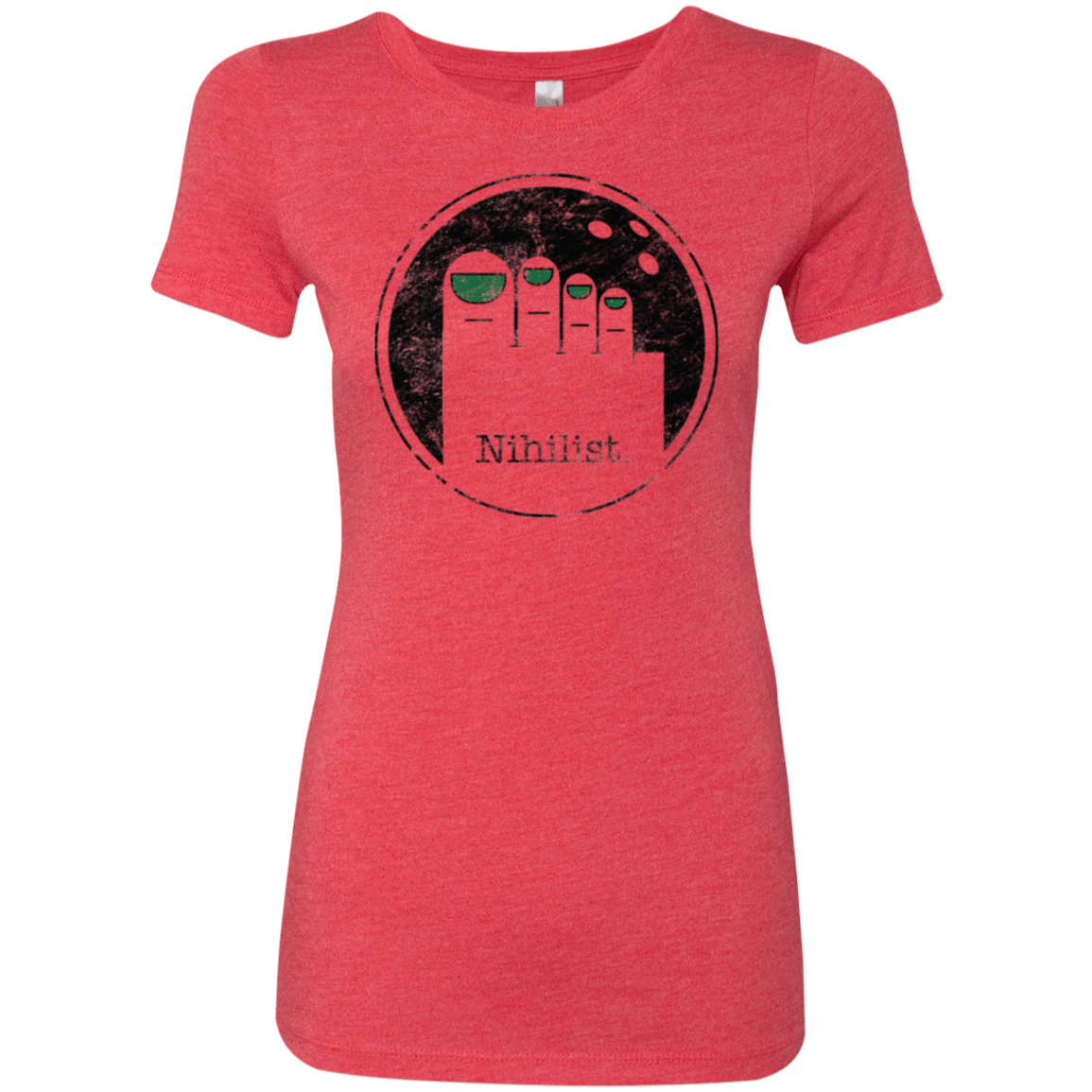 T-Shirts Vintage Red / Small Minimalist Nihilist Women's Triblend T-Shirt