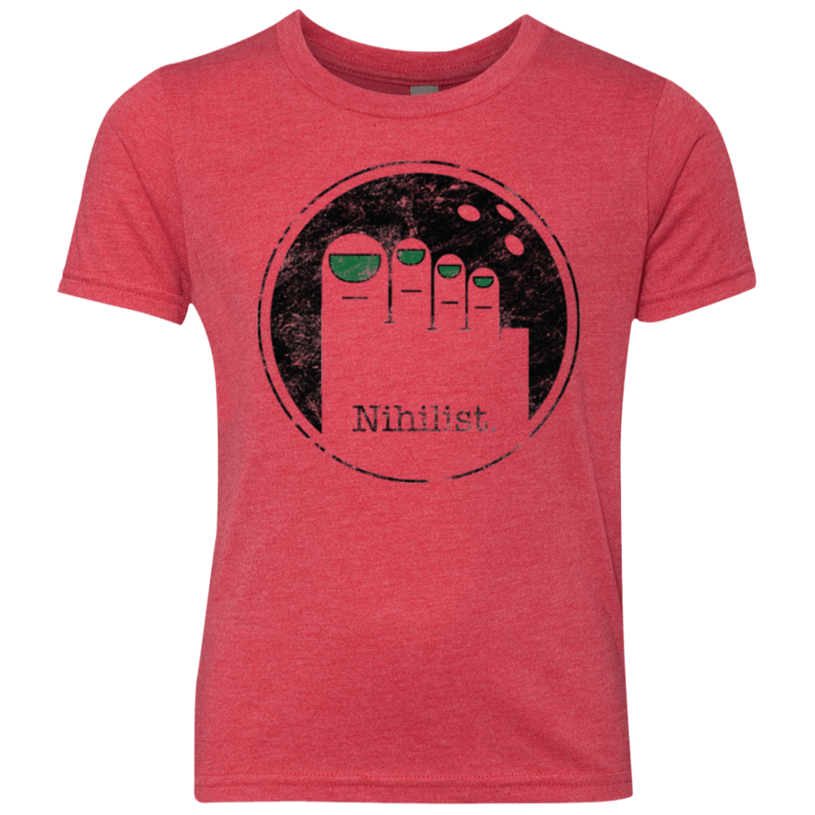 T-Shirts Vintage Red / YXS Minimalist Nihilist Youth Triblend T-Shirt