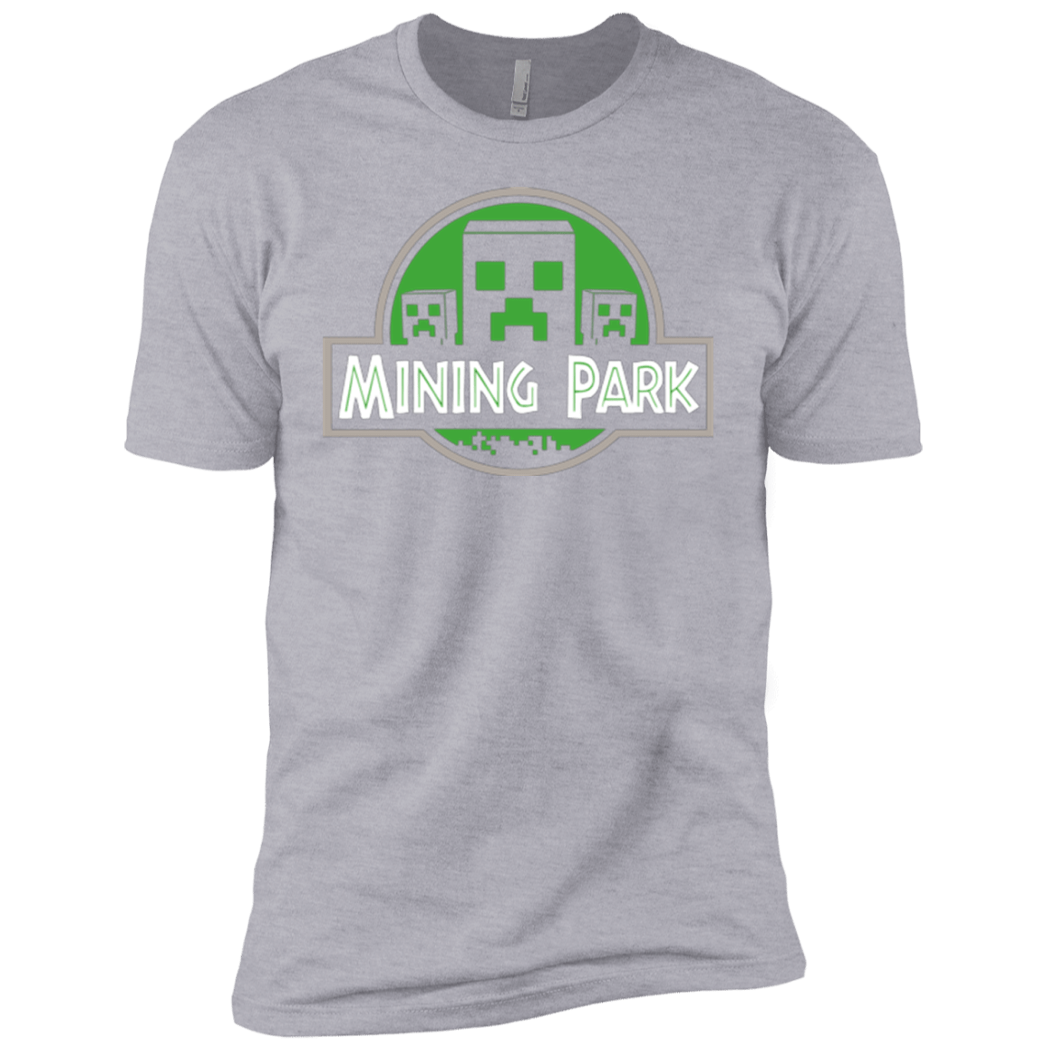 T-Shirts Heather Grey / YXS Mining Park Boys Premium T-Shirt