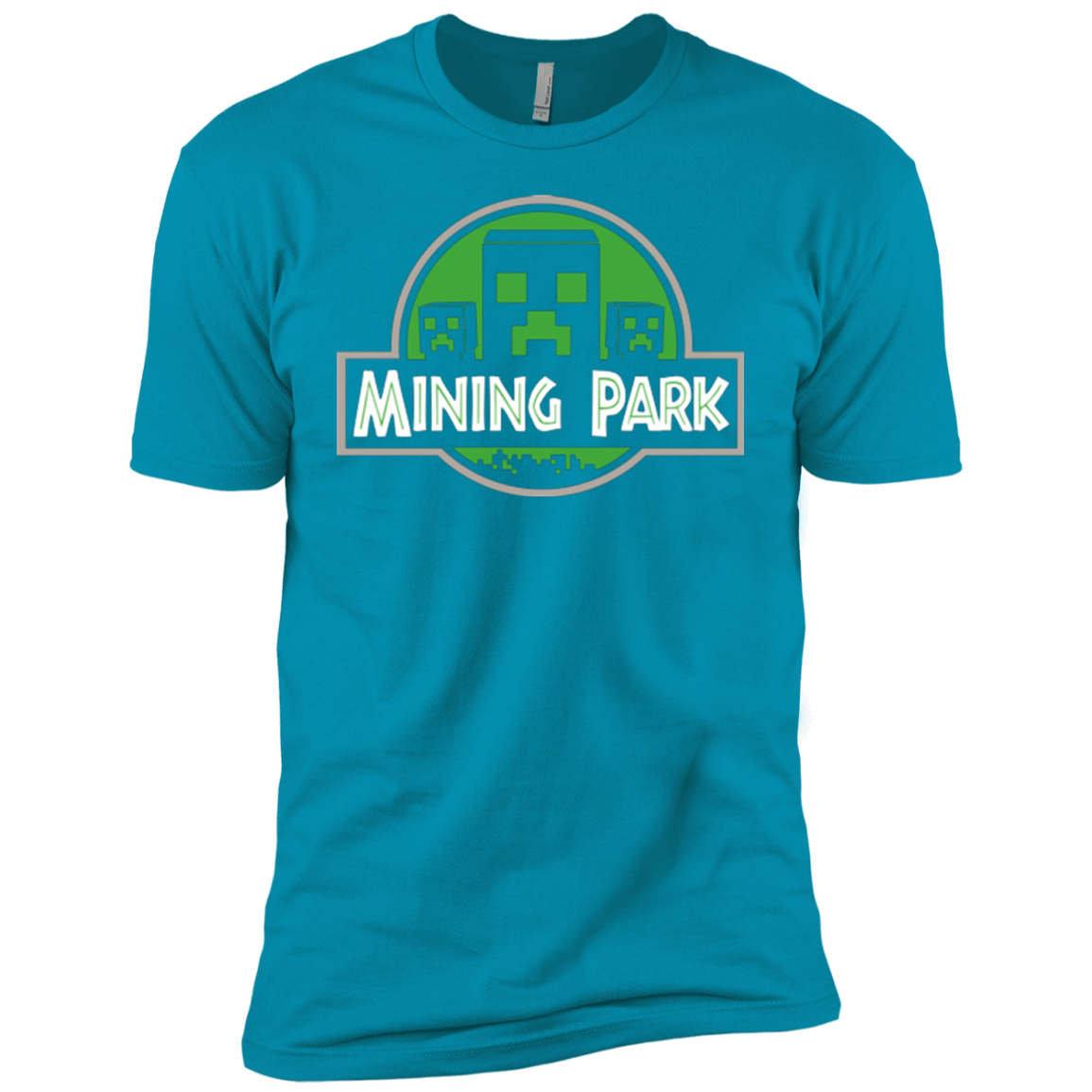 T-Shirts Turquoise / YXS Mining Park Boys Premium T-Shirt