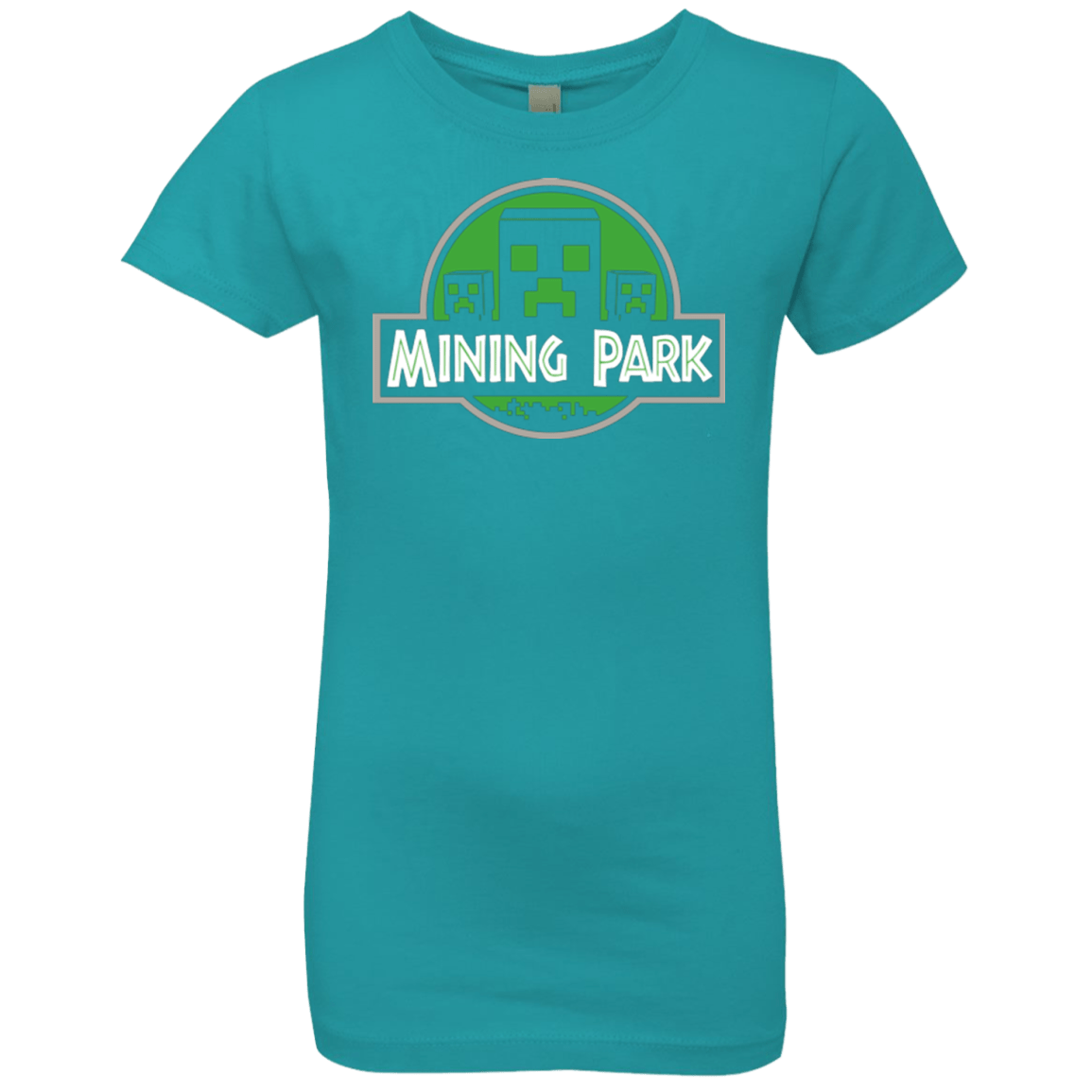 T-Shirts Tahiti Blue / YXS Mining Park Girls Premium T-Shirt