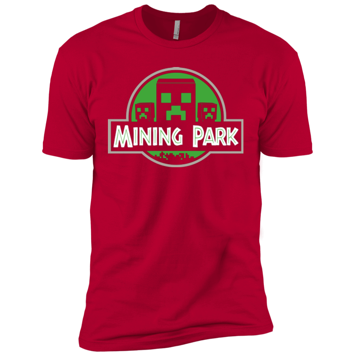 T-Shirts Red / X-Small Mining Park Men's Premium T-Shirt
