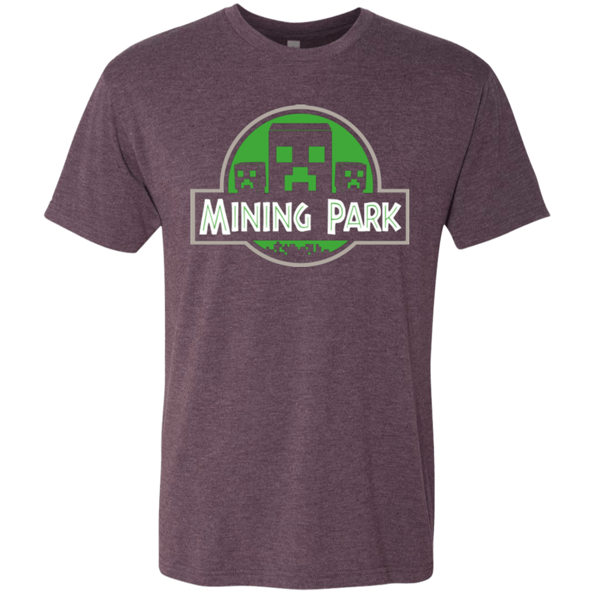 T-Shirts Vintage Purple / Small Mining Park Men's Triblend T-Shirt