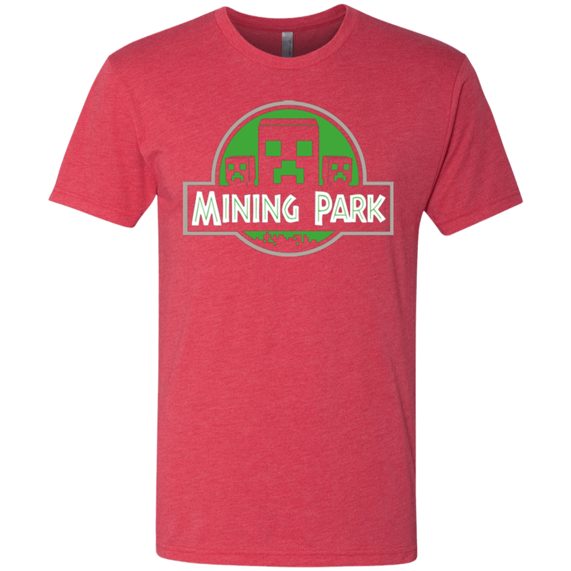 T-Shirts Vintage Red / Small Mining Park Men's Triblend T-Shirt