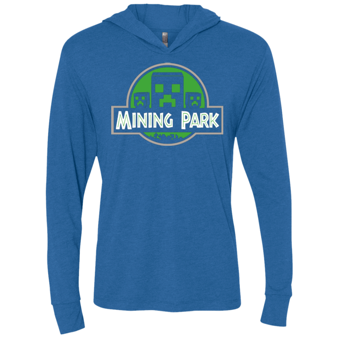 T-Shirts Vintage Royal / X-Small Mining Park Triblend Long Sleeve Hoodie Tee