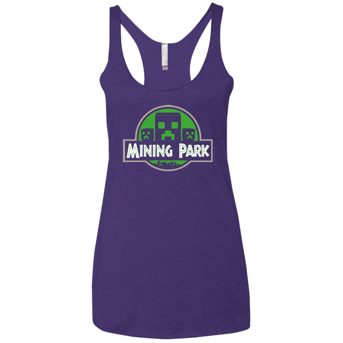 T-Shirts Purple / X-Small Mining Park Women's Triblend Racerback Tank