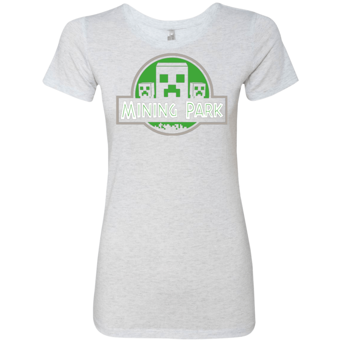 T-Shirts Heather White / Small Mining Park Women's Triblend T-Shirt