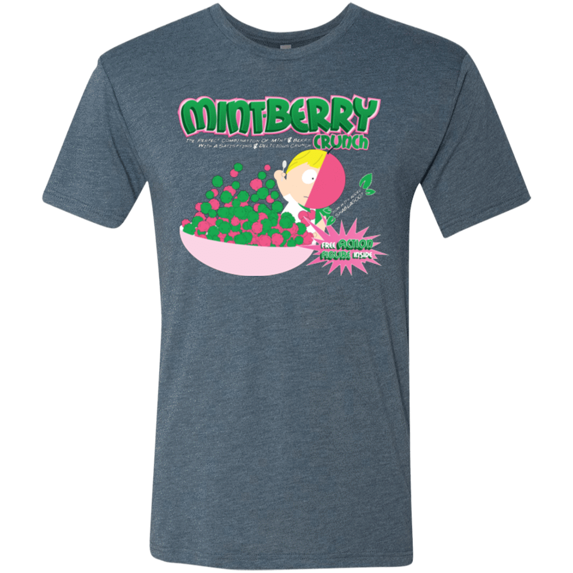 T-Shirts Indigo / Small Mintberry Crunch Men's Triblend T-Shirt