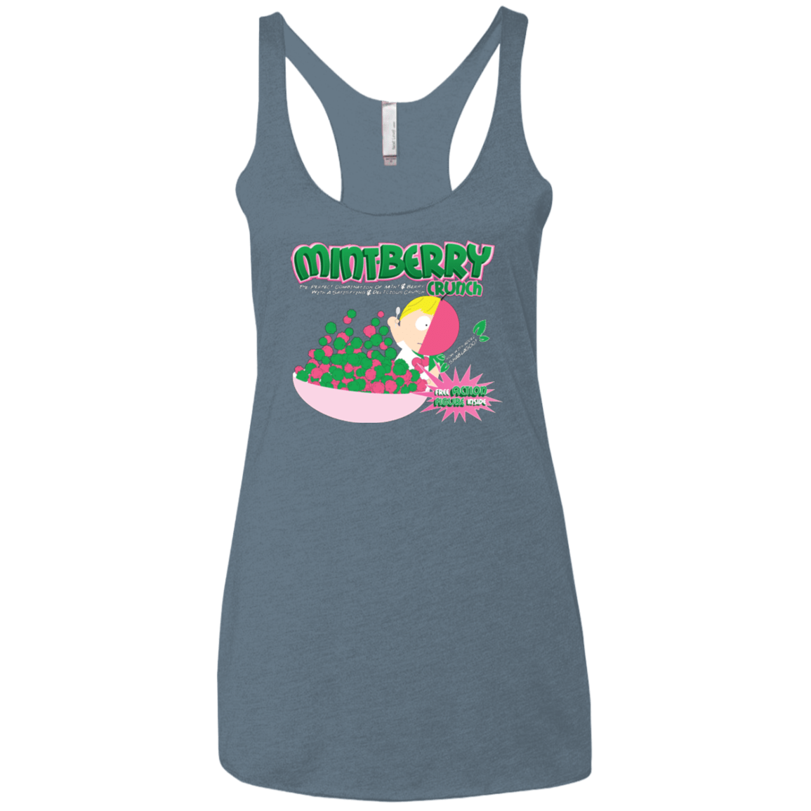 T-Shirts Indigo / X-Small Mintberry Crunch Women's Triblend Racerback Tank