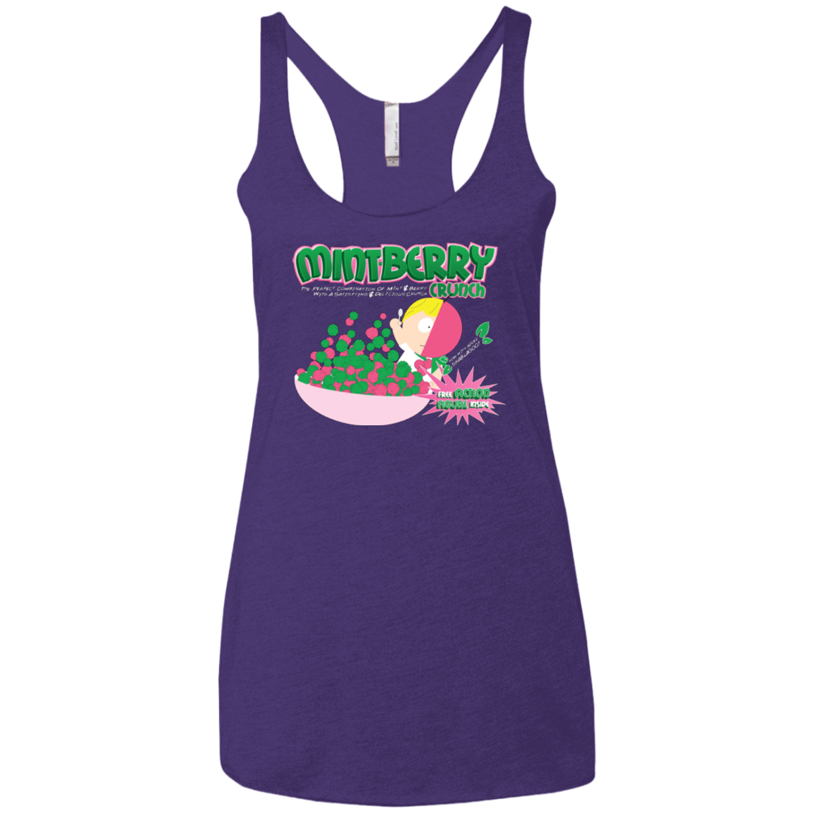 T-Shirts Purple / X-Small Mintberry Crunch Women's Triblend Racerback Tank