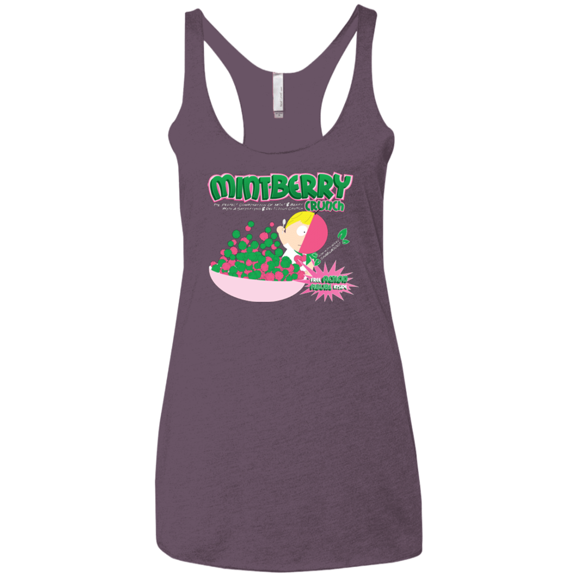 T-Shirts Vintage Purple / X-Small Mintberry Crunch Women's Triblend Racerback Tank