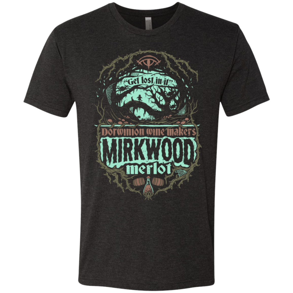 T-Shirts Vintage Black / S Mirkwood Merlot Men's Triblend T-Shirt