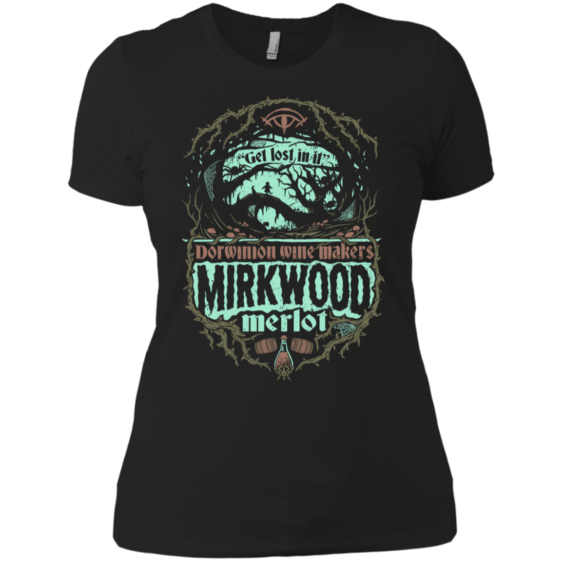 T-Shirts Black / X-Small Mirkwood Merlot Women's Premium T-Shirt