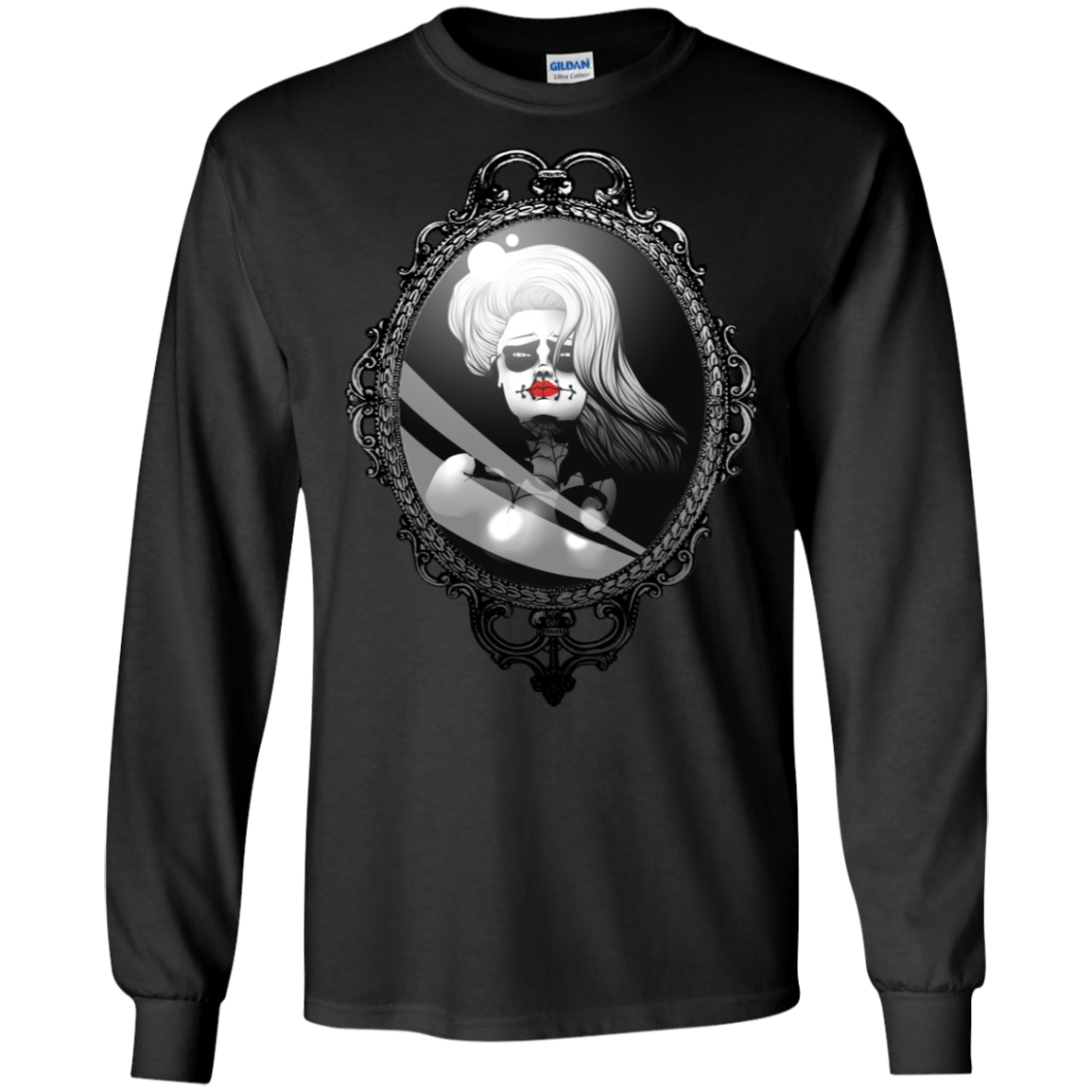 T-Shirts Black / S Mirror Men's Long Sleeve T-Shirt