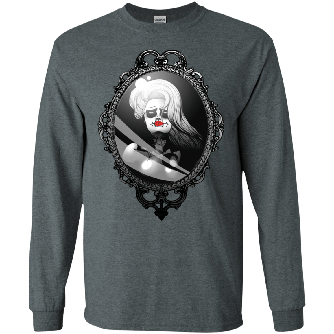 T-Shirts Dark Heather / S Mirror Men's Long Sleeve T-Shirt