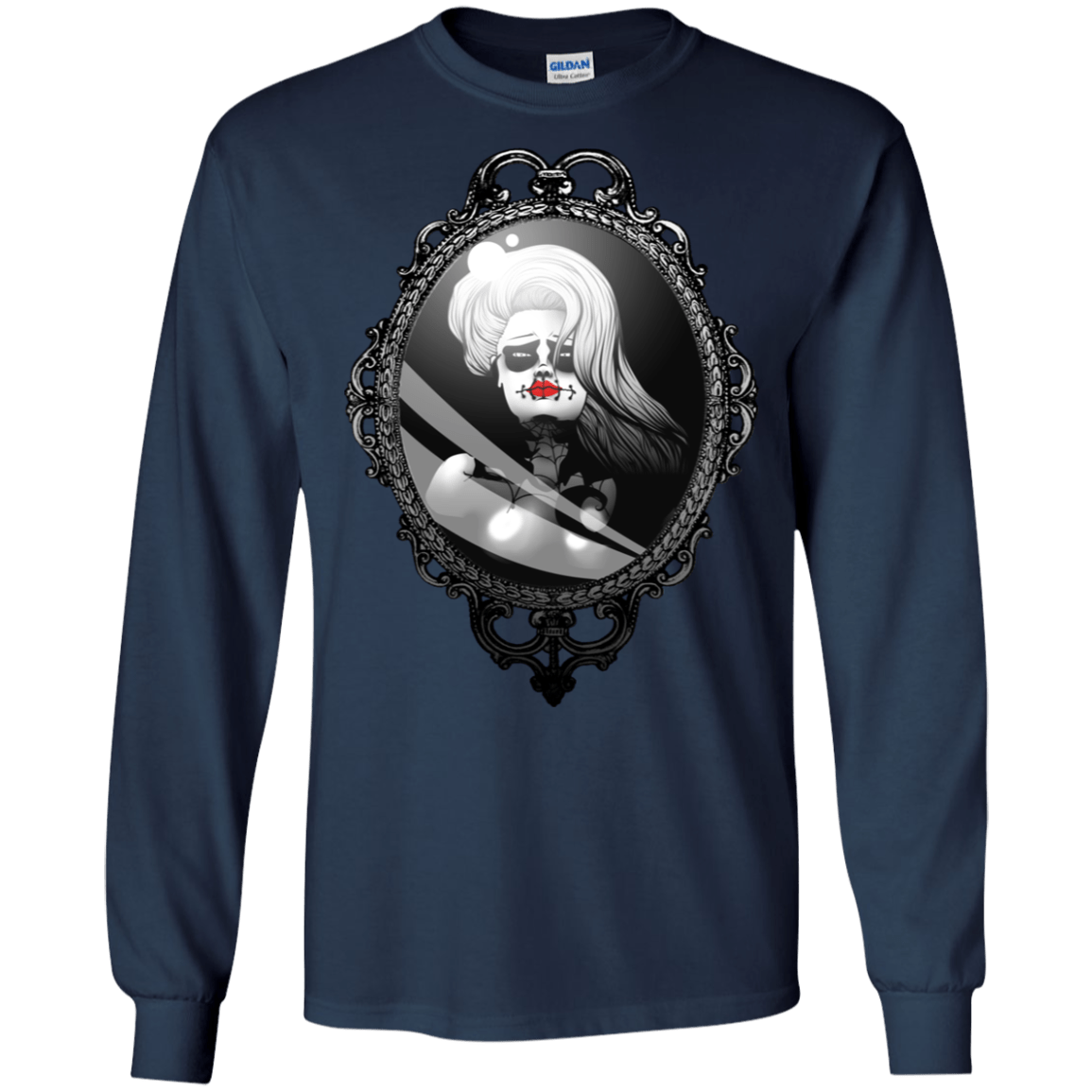 T-Shirts Navy / S Mirror Men's Long Sleeve T-Shirt