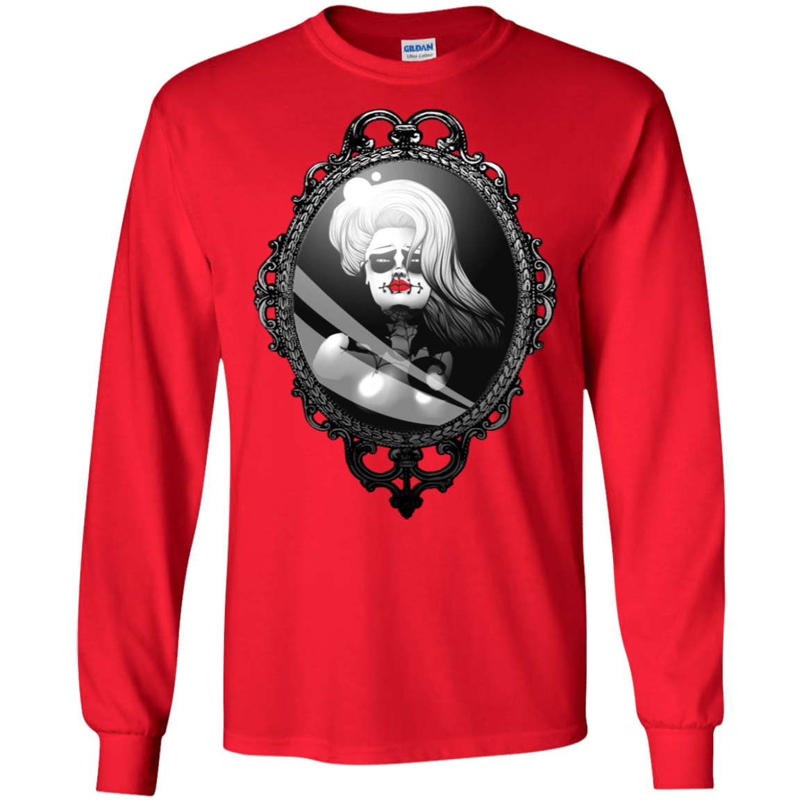 T-Shirts Red / S Mirror Men's Long Sleeve T-Shirt