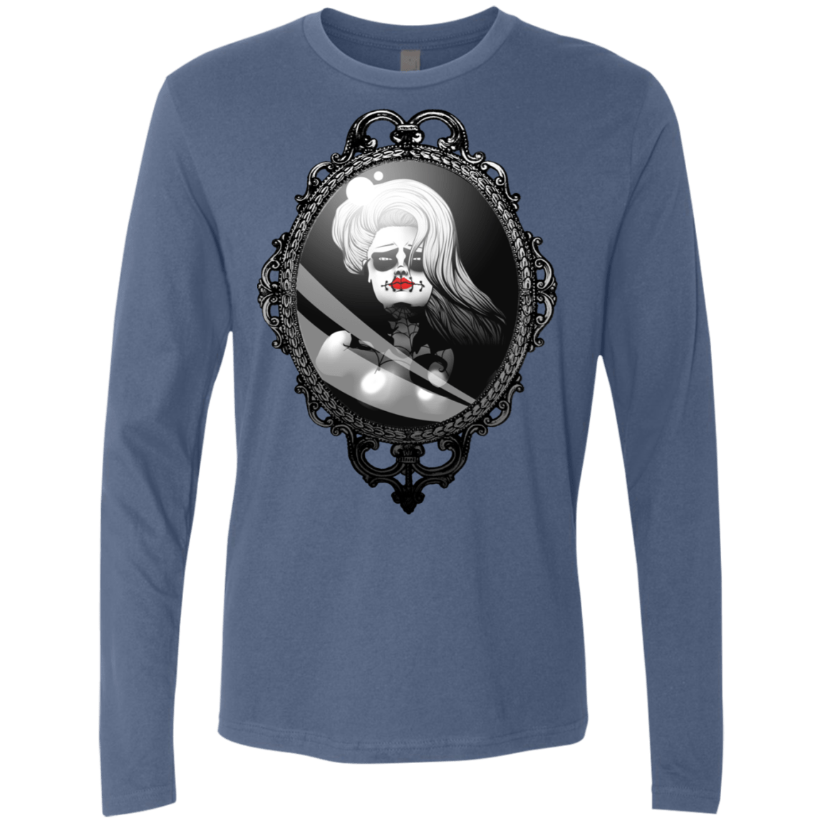 T-Shirts Indigo / S Mirror Men's Premium Long Sleeve