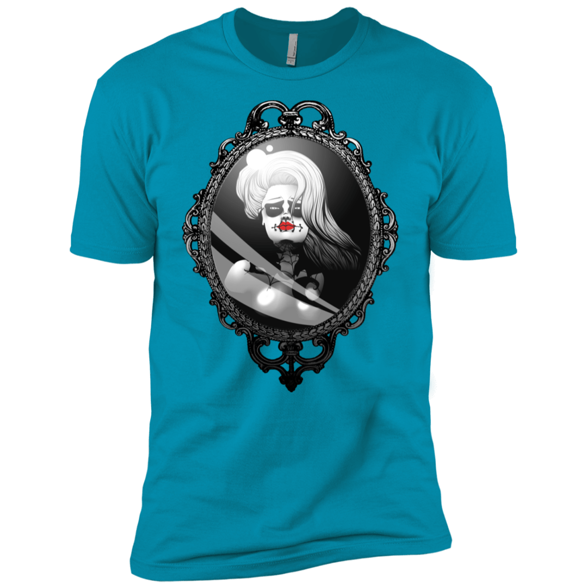 T-Shirts Turquoise / X-Small Mirror Men's Premium T-Shirt